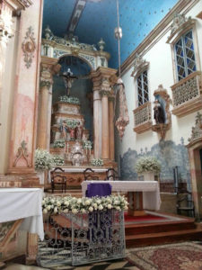 Altar da igreja do Mosteiro do Desterro