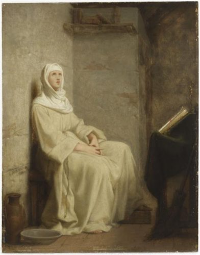 L_on Fran_ois B_nouville, S. Chiara in meditazione, 1854, Mus_e d_partemental de l'Oise, Beauvais