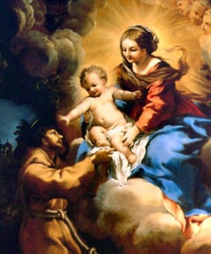 _The Madonna Offering the Christ Child to St_ Francis_ Pietro da Cortona