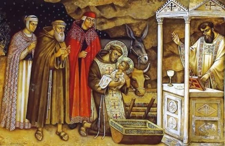 francisco e o presepio